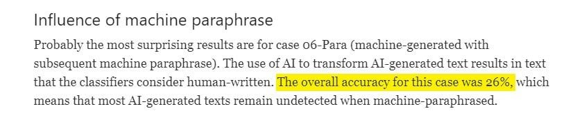 The overall accuracy for this case was 26%