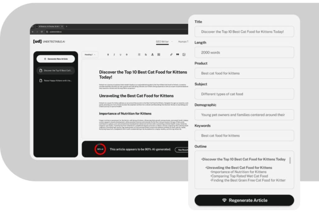 Redactor de contenidos SEO AI indetectable