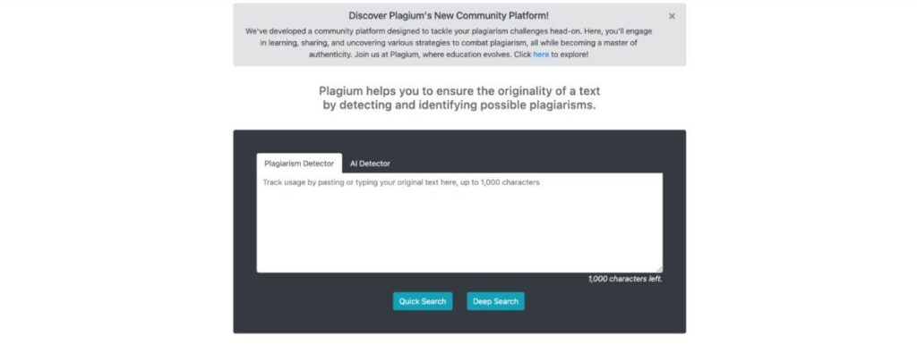 I 5 migliori controllori di plagio per insegnanti da utilizzare nel 2025 6 Rivelatore di plagio Plagium