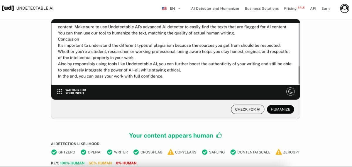 Types of Plagiarism: Definition of the 7 Most Common Forms 6 The content was detected as written by human with Undetectable AI