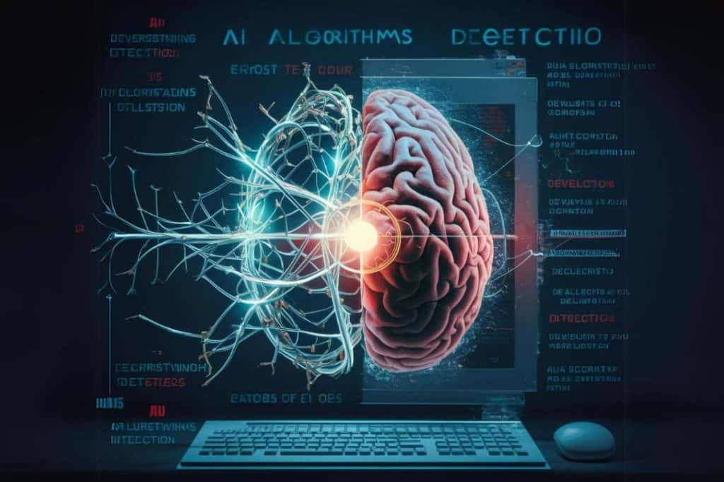 AI generated art of a human brain
