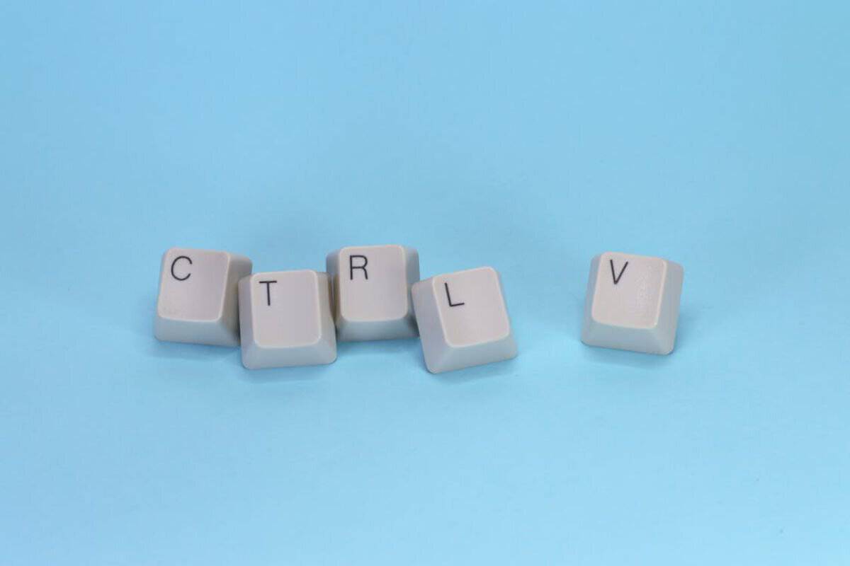 Teclas CTRL V