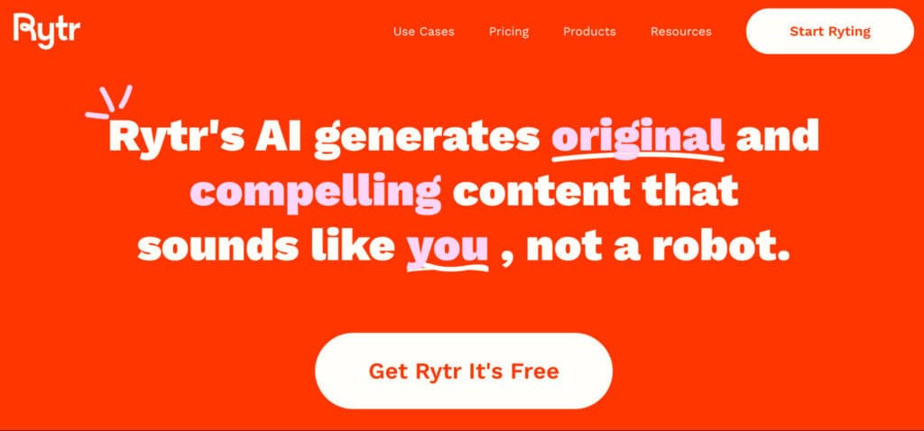 7 migliori strumenti di intelligenza artificiale per il marketing di affiliazione per aumentare i profitti nel 2025 7 Rytr - Il miglior strumento di intelligenza artificiale con un budget limitato