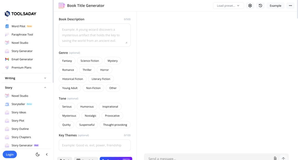 Gerador de títulos de livros com IA: Como criar títulos cativantes rapidamente Gerador de títulos de livros com IA