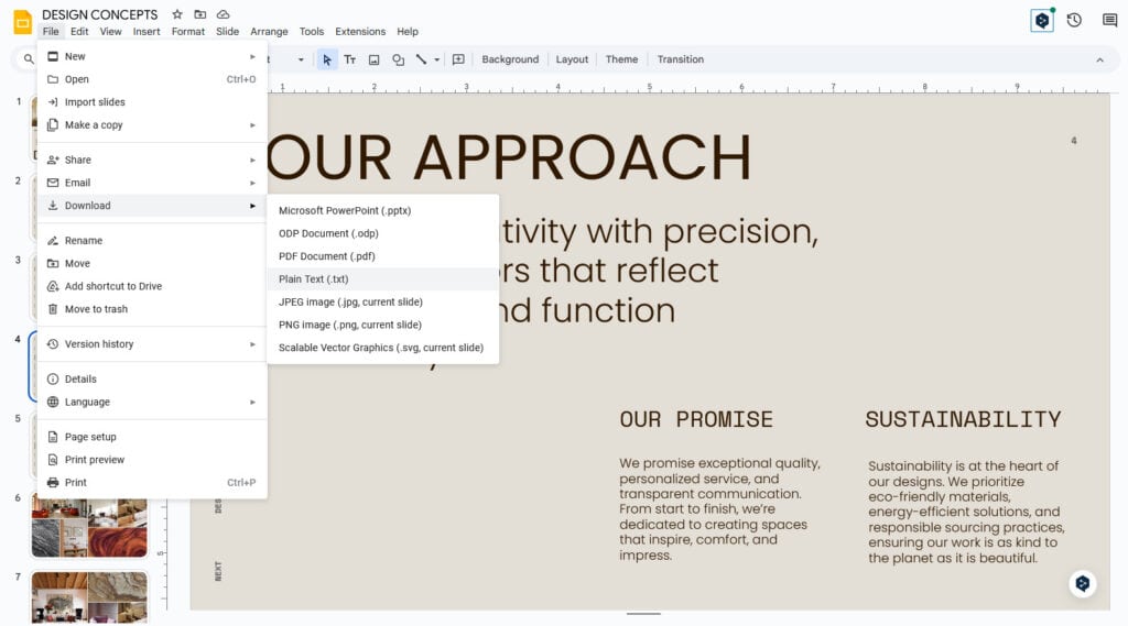 Come controllare il conteggio delle parole su Google Slides in 3 semplici passaggi Conteggio delle parole su Google Slides