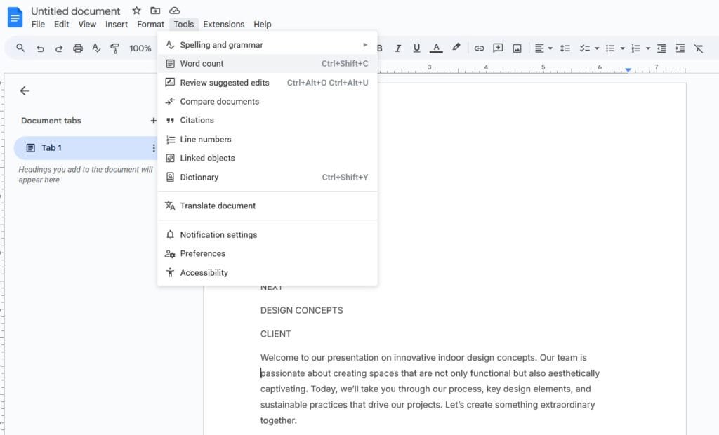 Come controllare il conteggio delle parole su Google Slides in 3 semplici passaggi Conteggio delle parole su Google Slides