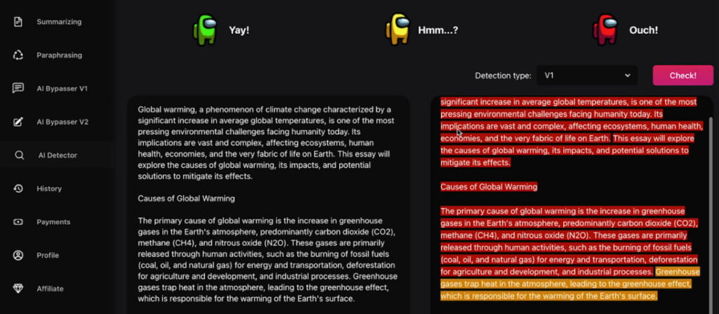 AI Detector of Netus AI flagged the content as AI generated