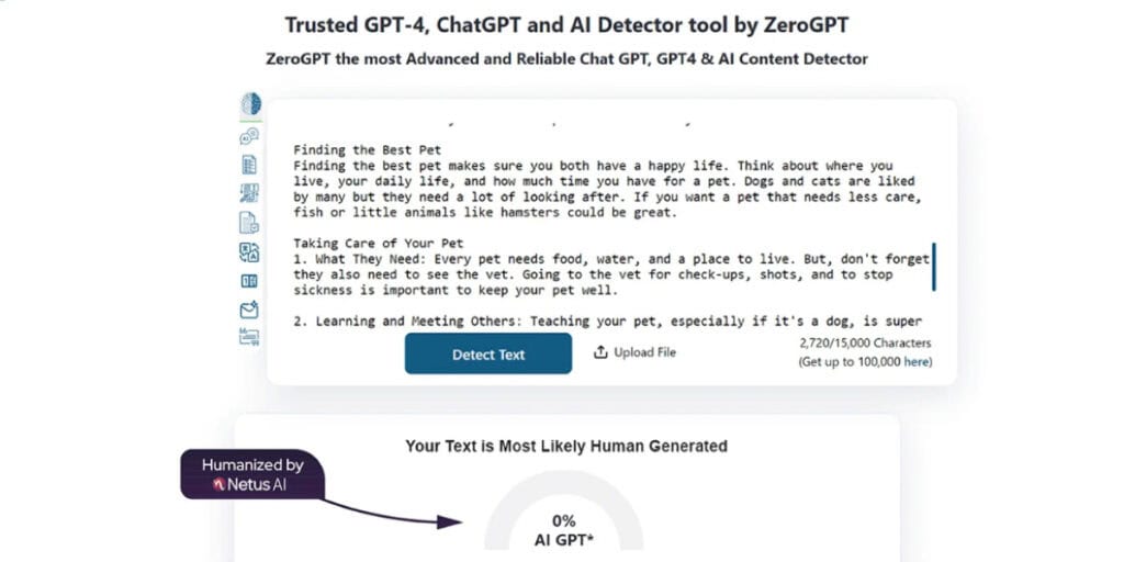 Netus AI Review: Can It Bypass AI Detectors? netus ai