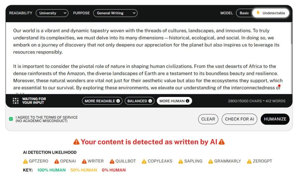 Revisão do Rewritify AI: Ele engana as ferramentas de detecção? 6 Revisão do Rewritify AI: Ela engana as ferramentas de detecção? rewritify