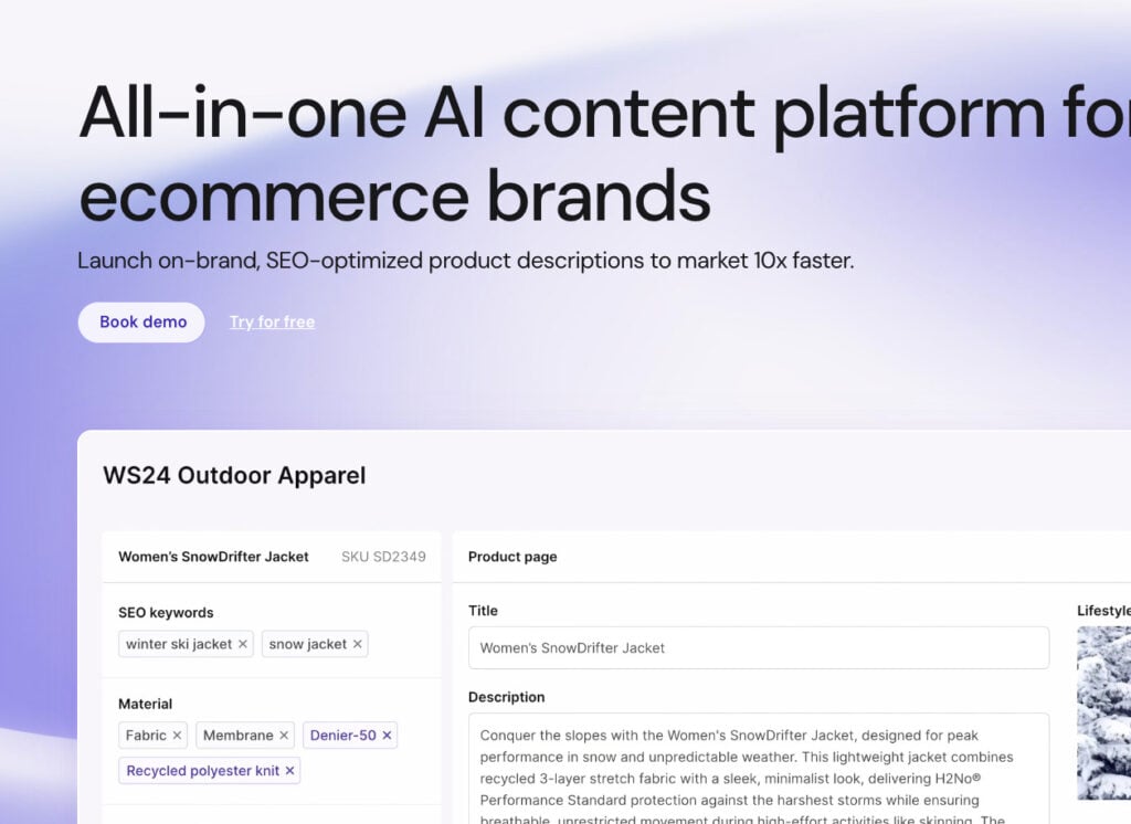 Hypotenuse AI Review: Everything You Need to Know 2 Hypotenuse AI homepage