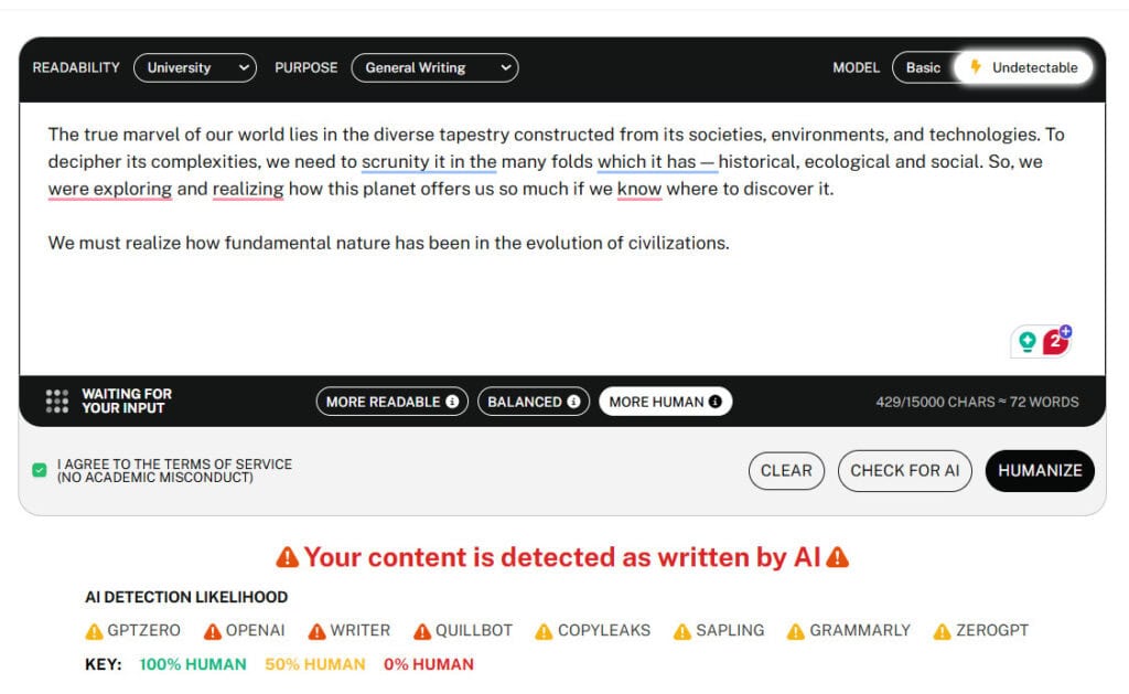 Revisão do Rewritify AI: Ele engana as ferramentas de detecção? 8 Revisão do Rewritify AI: Ela engana as ferramentas de detecção? rewritify