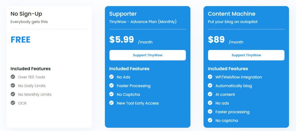 TinyWow AI Review: Features, Pros, and Cons Overview tinywow