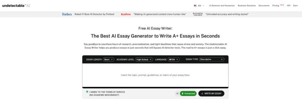 Undetectable AI Essay Writer can help streamline the process