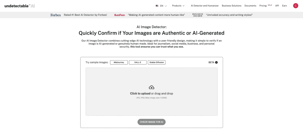 AI image detector