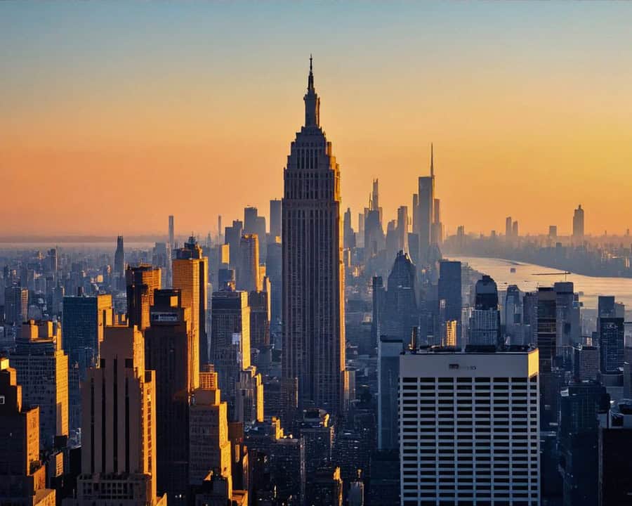 AI-generated image of a cityscape