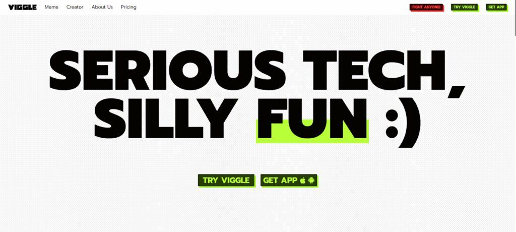 Viggle AI homepage