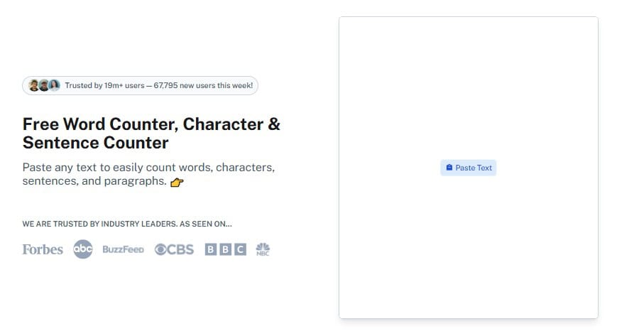 Screenshot of Undetectable AI interface displaying a free word counter tool