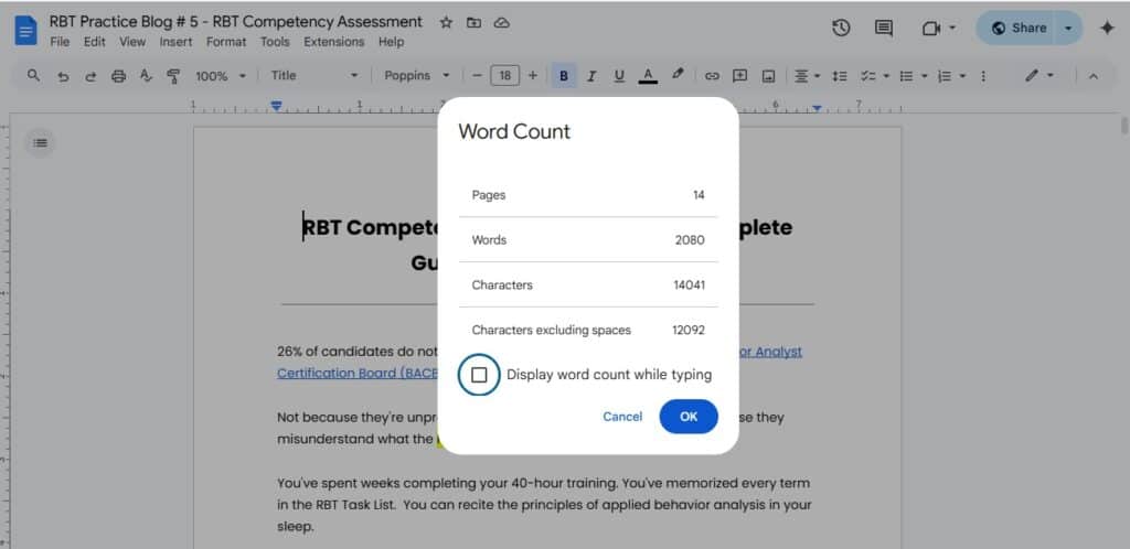 How to See Word Count on Google Docs google docs