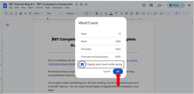 How to See Word Count on Google Docs google docs