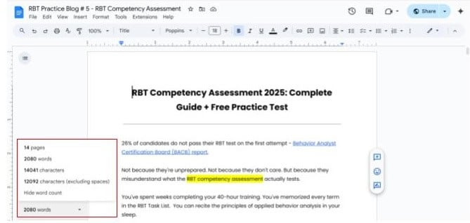 How to See Word Count on Google Docs google docs