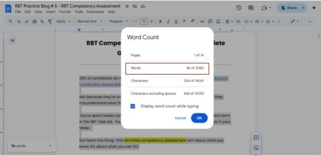 How to See Word Count on Google Docs google docs