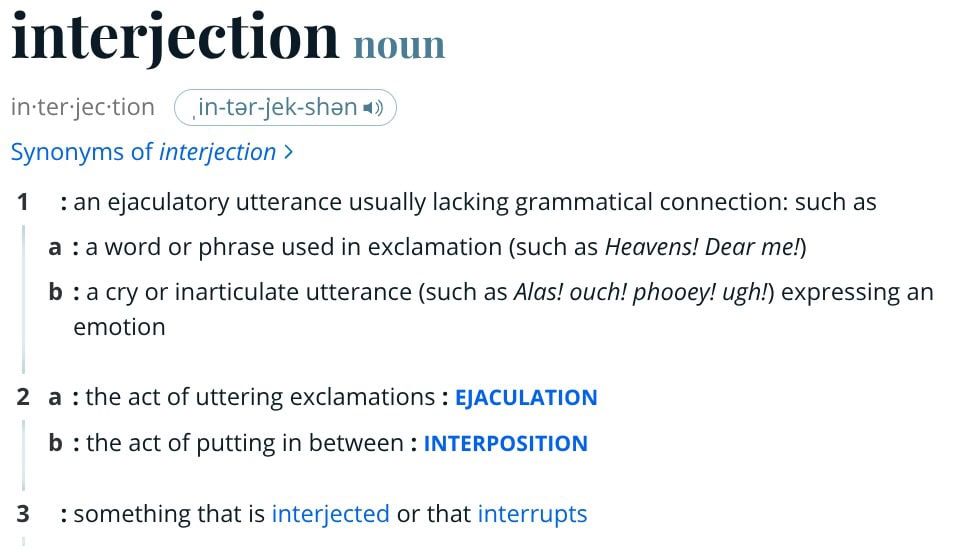 Explicación de las interjecciones: Significado y ejemplos interjección