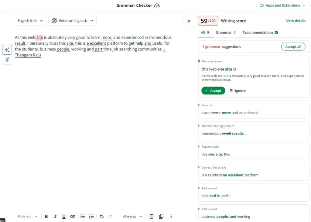 QuillBot Review: Paraphraser, Grammar Checker & More quillbot review