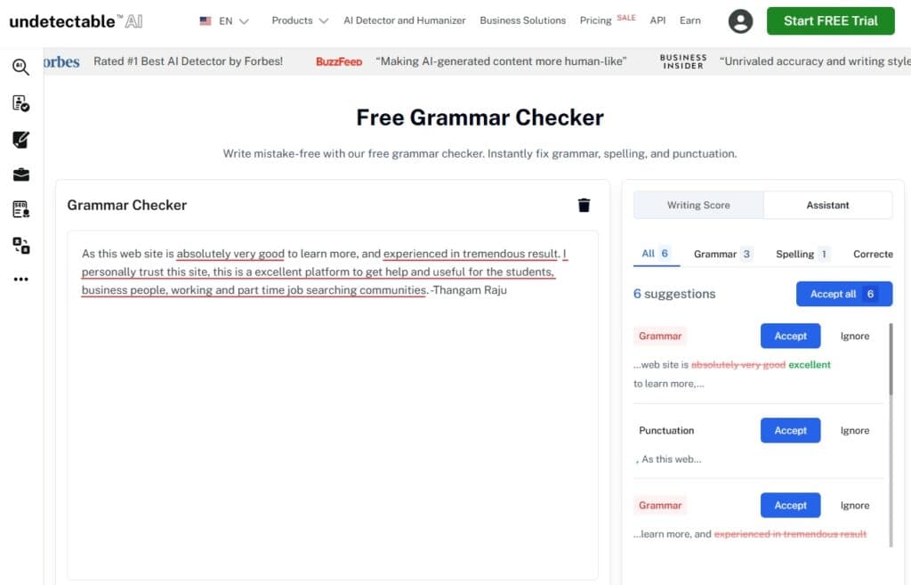 QuillBot Review: Paraphraser, Grammar Checker & More quillbot review