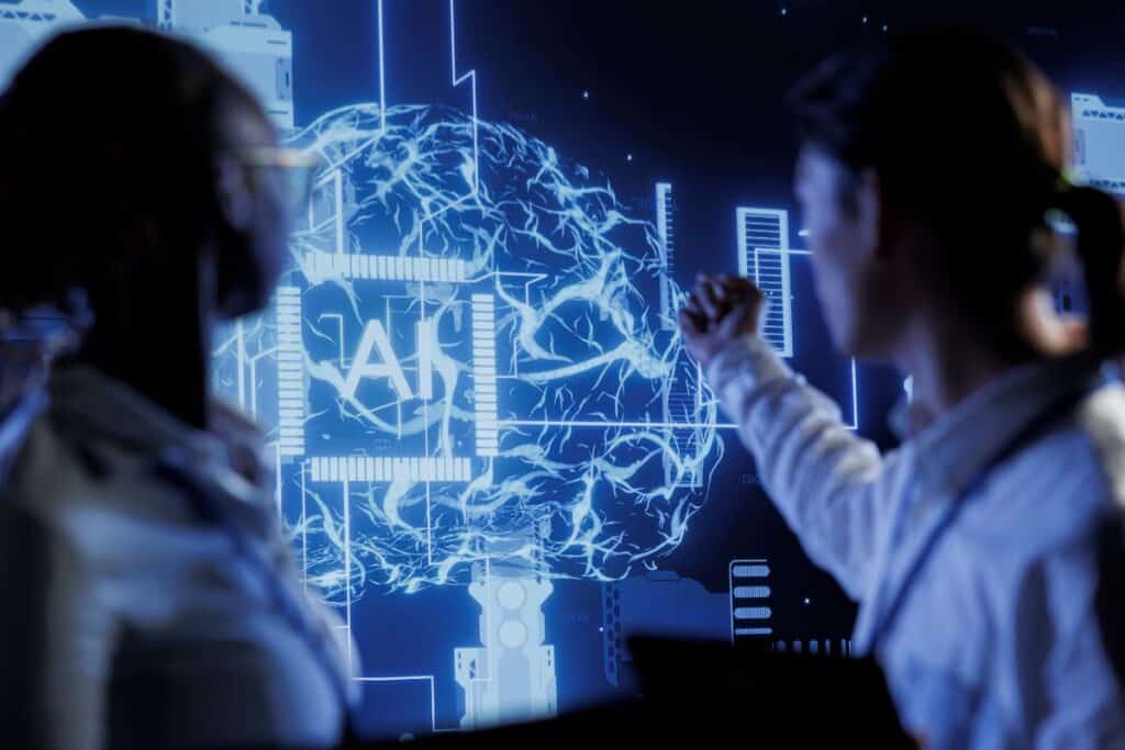 Engineers brainstorming ways to use ai