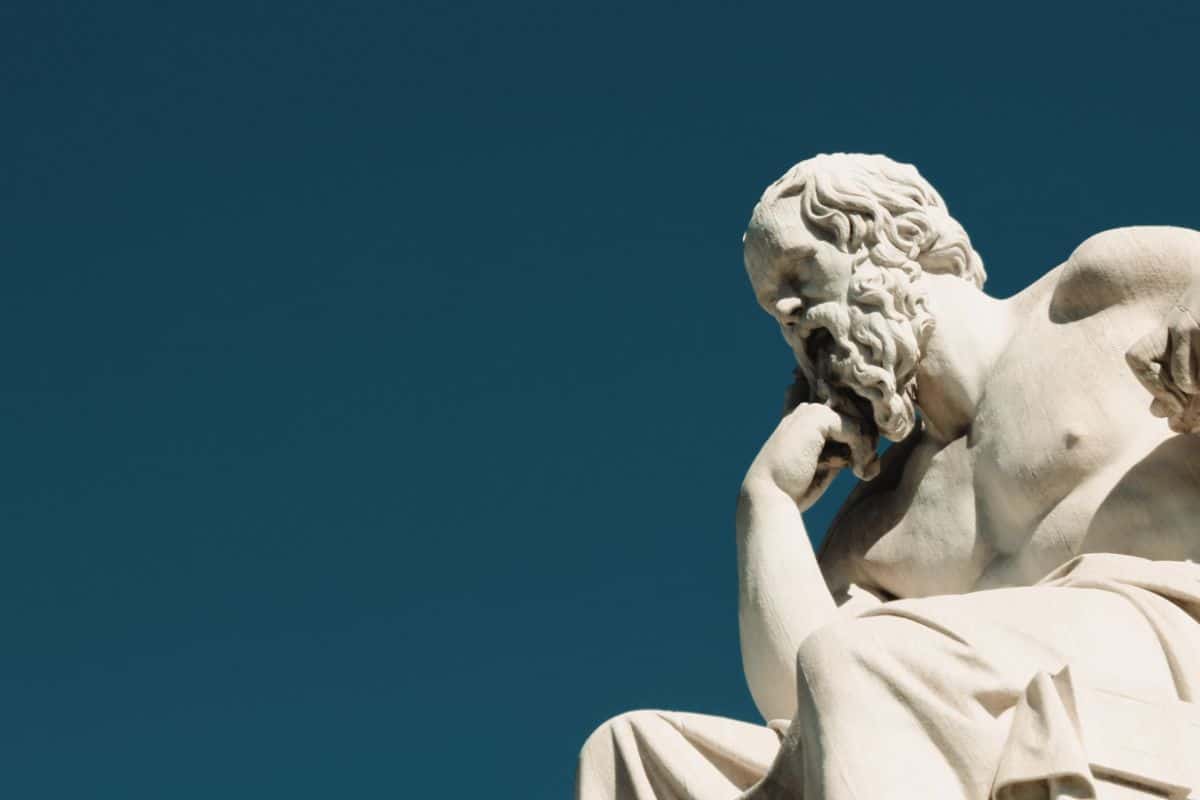 Philosophy statue image