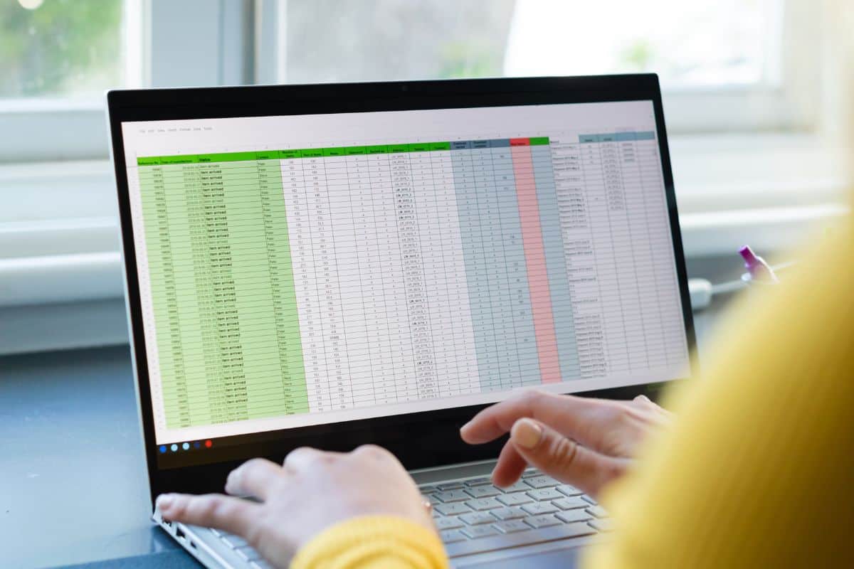 woman sitting at desk working from home