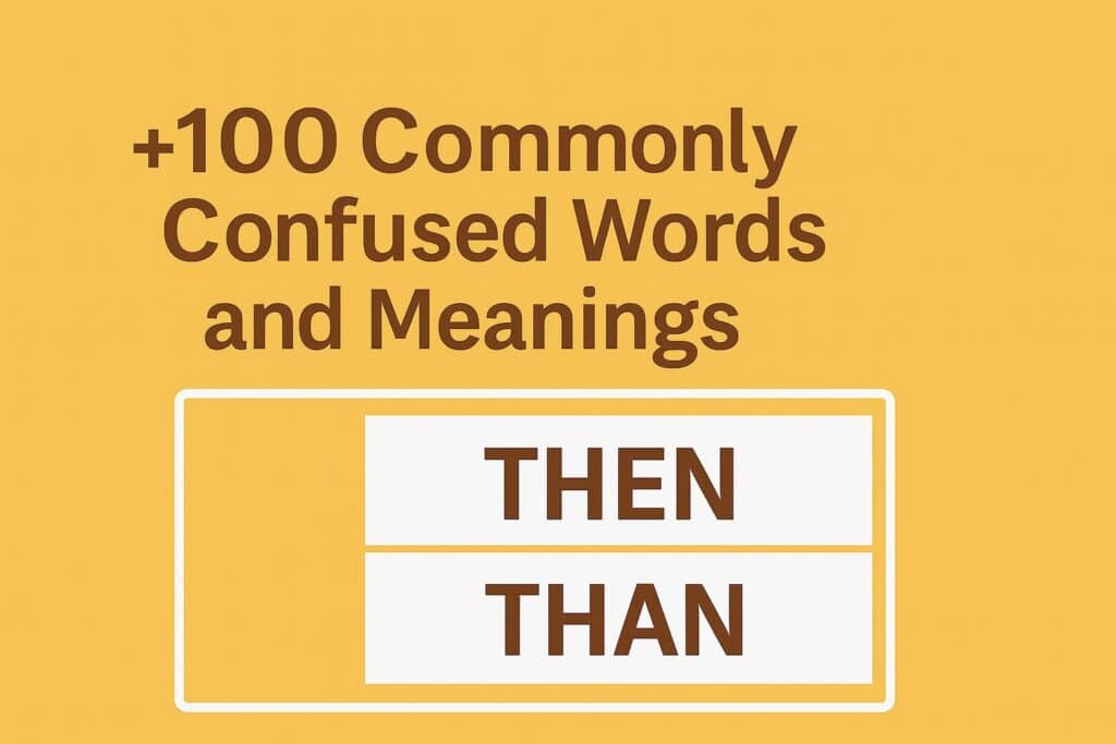 +100 Commonly Confused Words and Meanings commonly confused words