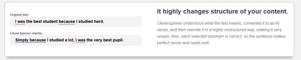Análise do CleverSpinner: ainda é uma ferramenta de parafraseamento confiável? Análise do CleverSpinner
