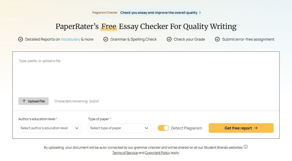 Reseña de PaperRater: ¿Qué tan confiable es su verificación gramatical y de plagio? Reseña de PaperRater