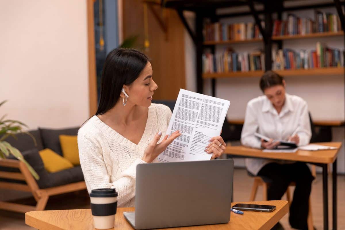 Person working in the office