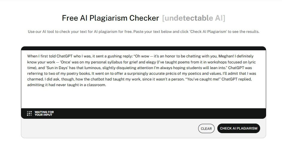 Plagiarisma-Bewertung: Kann es von KI geschriebene oder paraphrasierte Texte erkennen? Plagiarisma-Bewertung