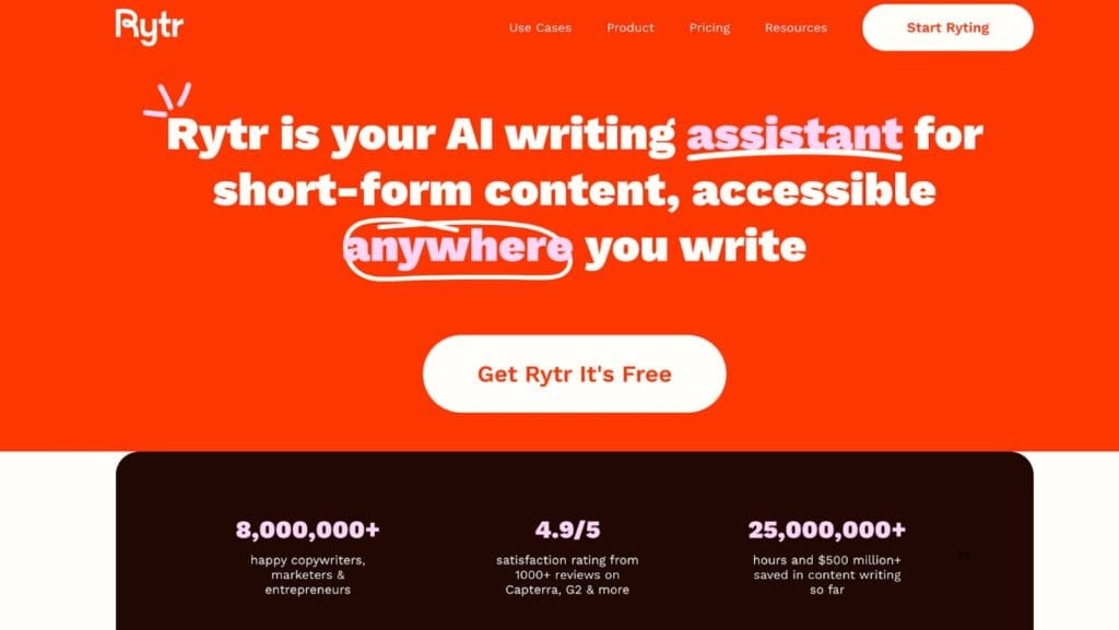 Análise do Rytr AI: é realmente confiável? Análise do Rytr AI