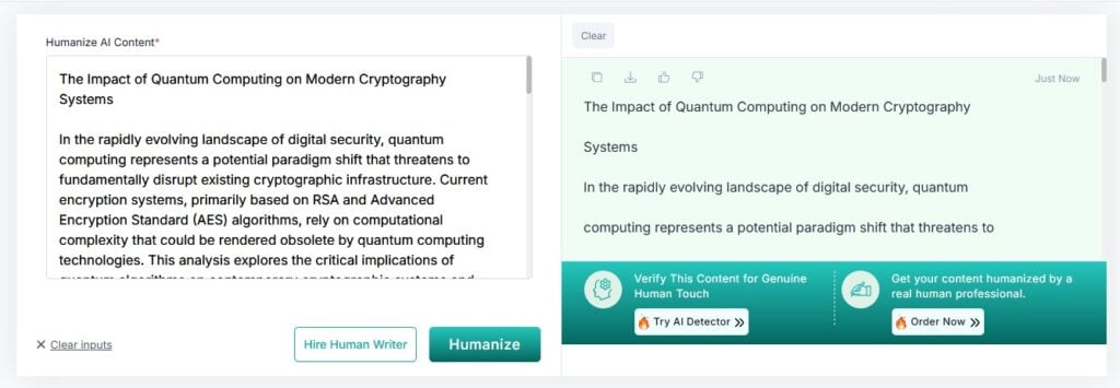 MyEssayWriter AI Review: Worth It or Not? 7 My Essay Writer AI Sample 3 humanized screenshot
