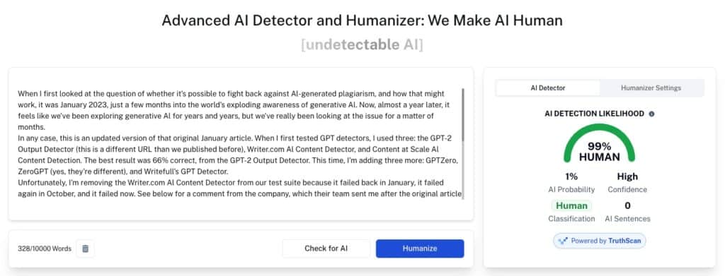 Hive AI Detector Review: Wie genau ist es im Jahr 2025? 7 Hive AI Detector Review: Wie genau ist er im Jahr 2025? Hive AI Detector Review