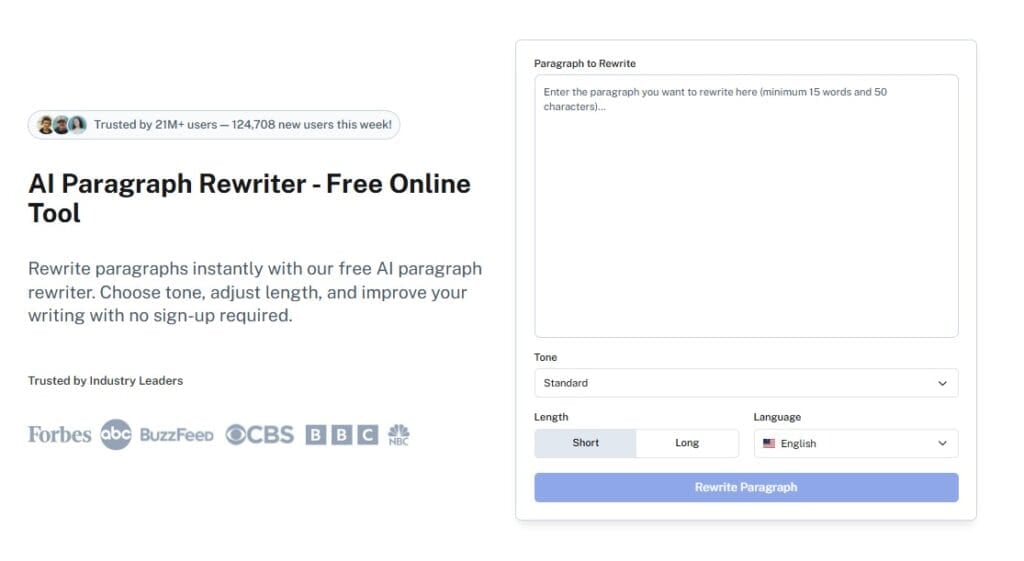 Undetectable AI's AI Paragraph Rewriter