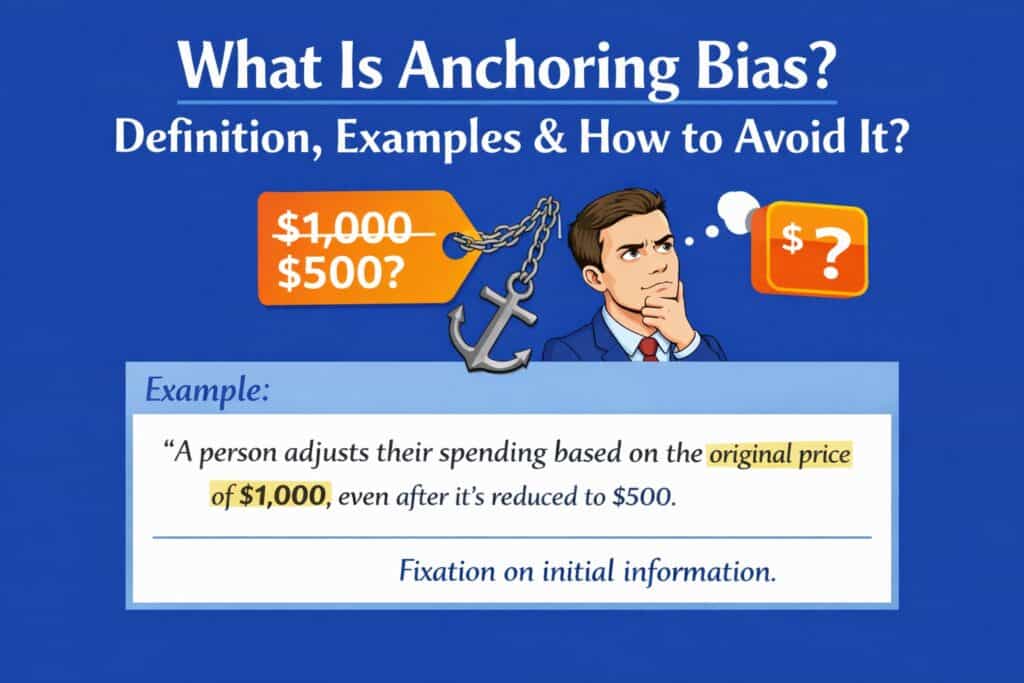what is anchoring bias illustration image