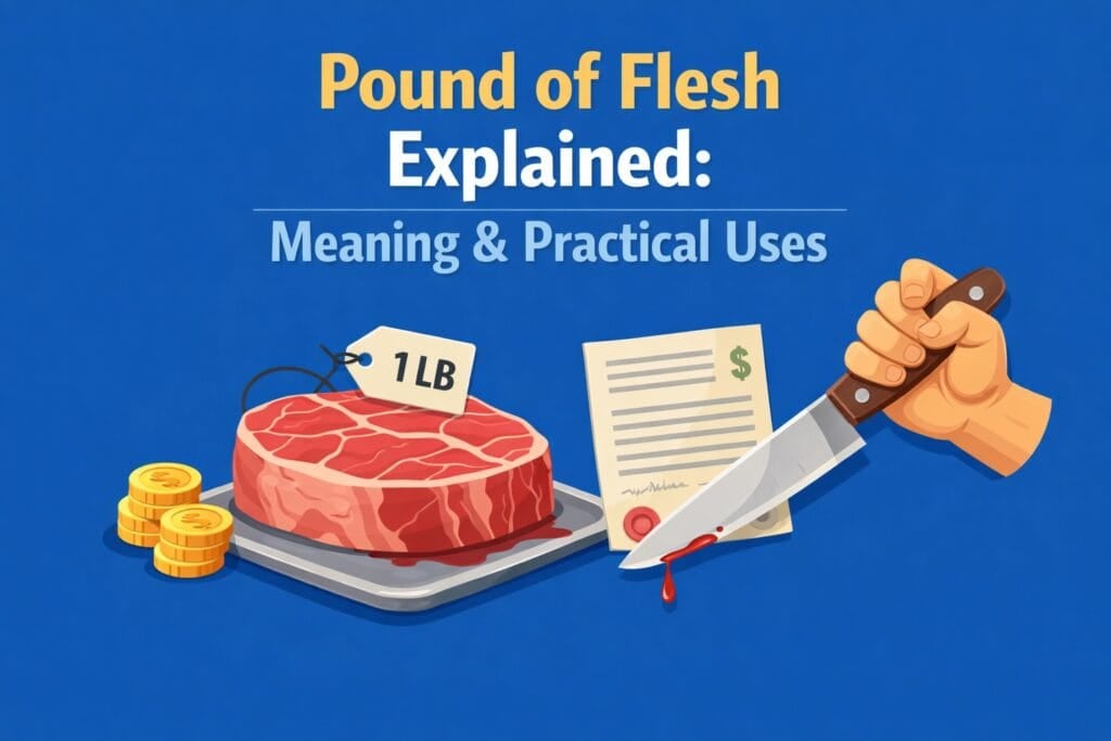 Illustration of Pound of Flesh