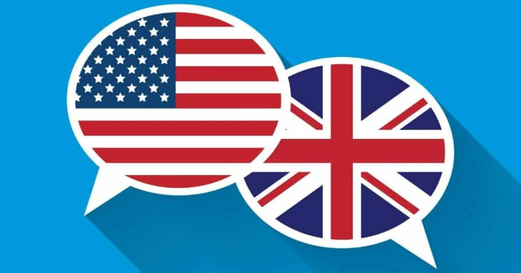 UK and US flags