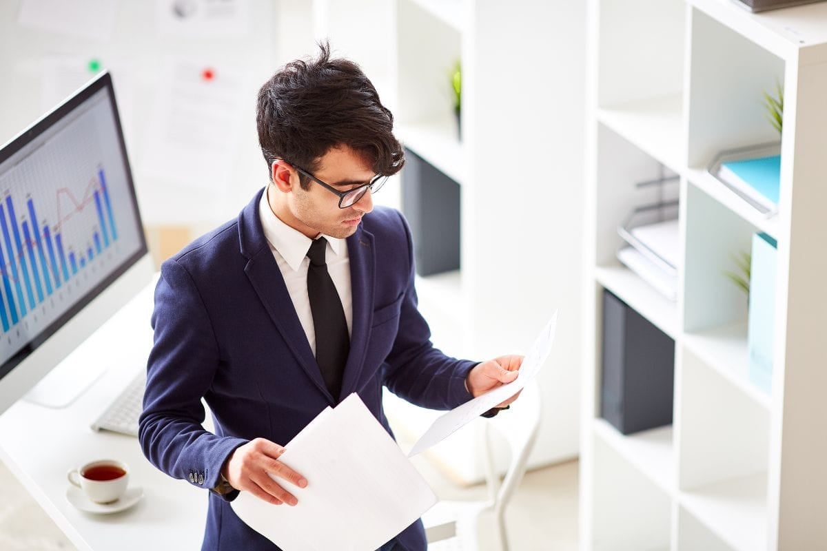 busy accountant