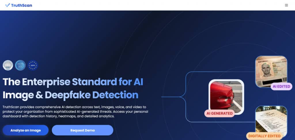 Principais dicas de segurança e segurança on-line que todos devem saber 5 Captura de tela da imagem de IA e da detecção de deepfake
