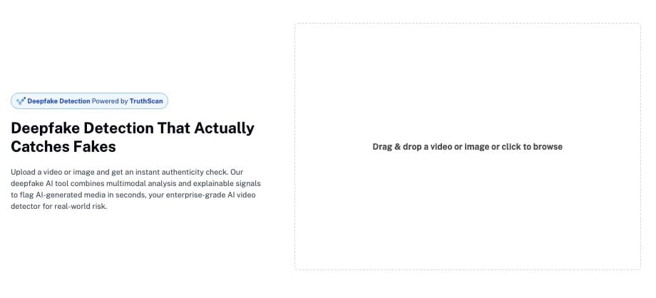 Guia de métodos de coleta de dados para iniciantes 7 Captura de tela da detecção de Deepfake