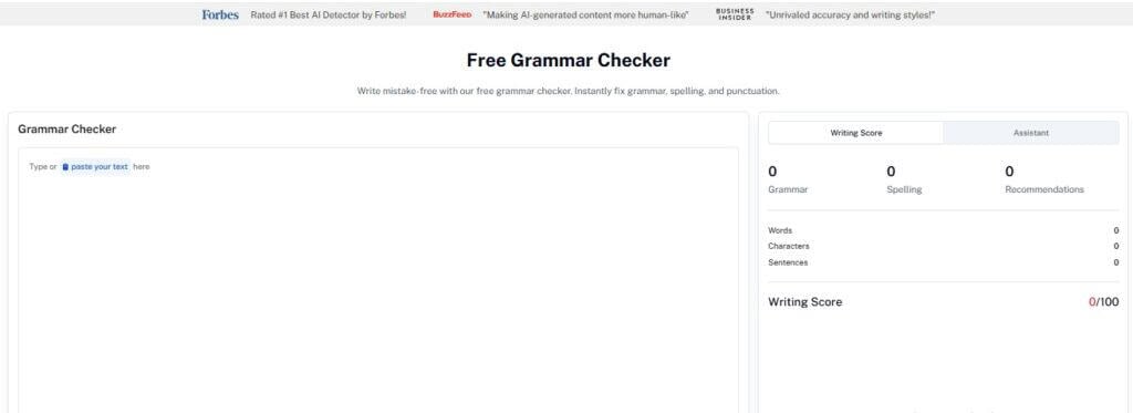 Undetectable AI's Grammar Checker