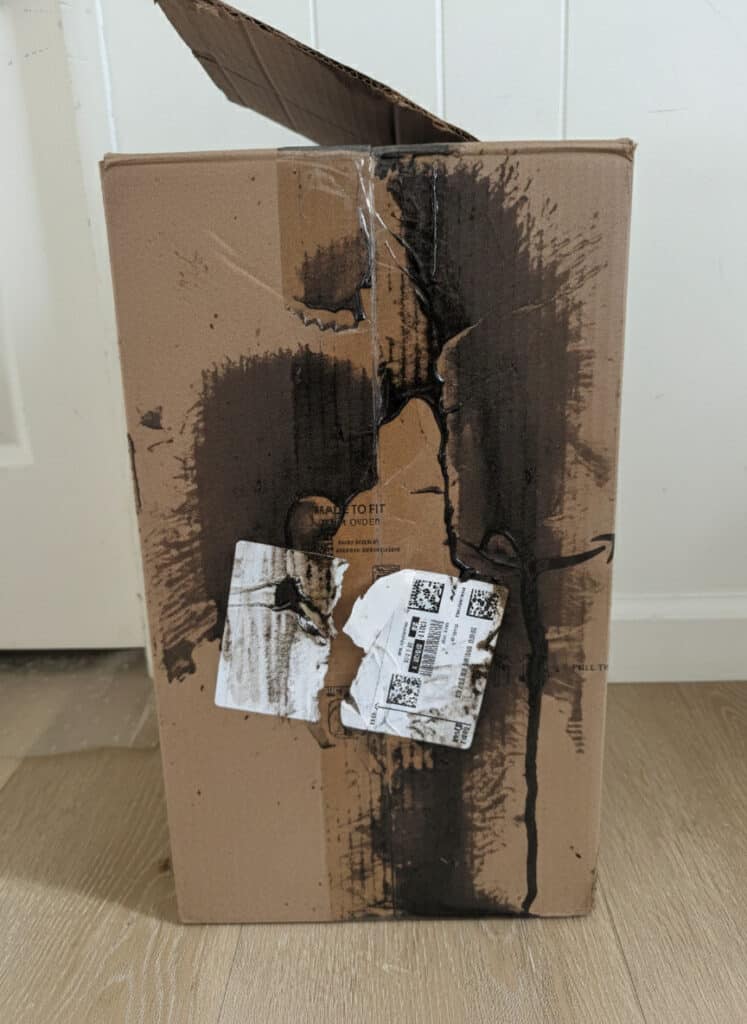 A photo showing a package
